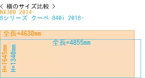 #NX300 2014- + 8シリーズ クーペ 840i 2018-